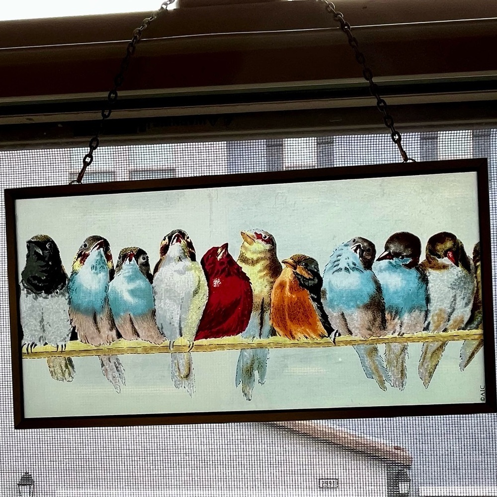 Colorful Bird Window Hanging - Picture 7 of 9